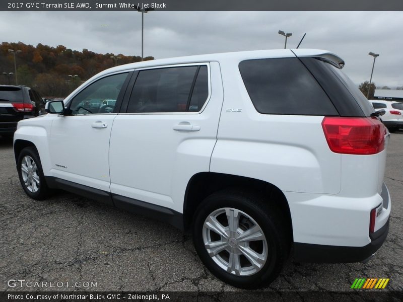 Summit White / Jet Black 2017 GMC Terrain SLE AWD