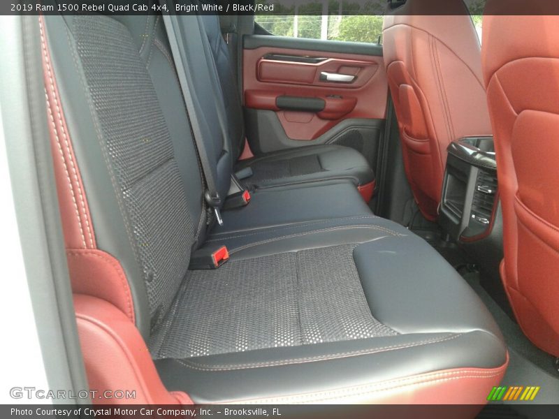 Rear Seat of 2019 1500 Rebel Quad Cab 4x4