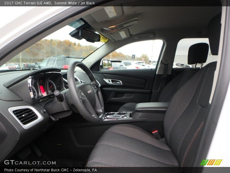 Summit White / Jet Black 2017 GMC Terrain SLE AWD