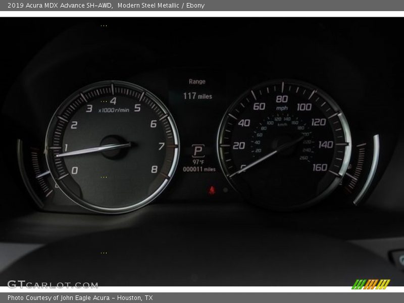 Modern Steel Metallic / Ebony 2019 Acura MDX Advance SH-AWD