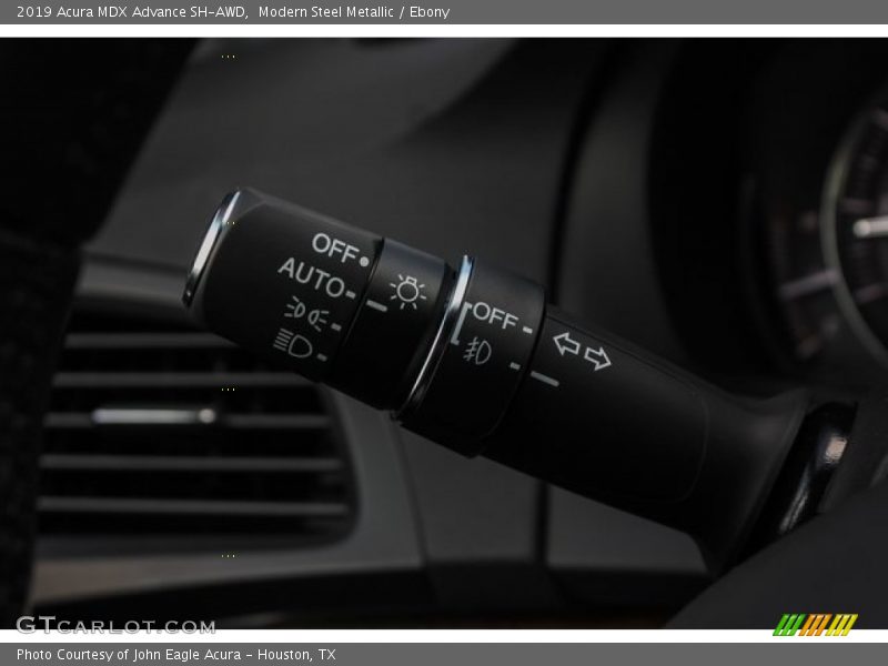 Modern Steel Metallic / Ebony 2019 Acura MDX Advance SH-AWD