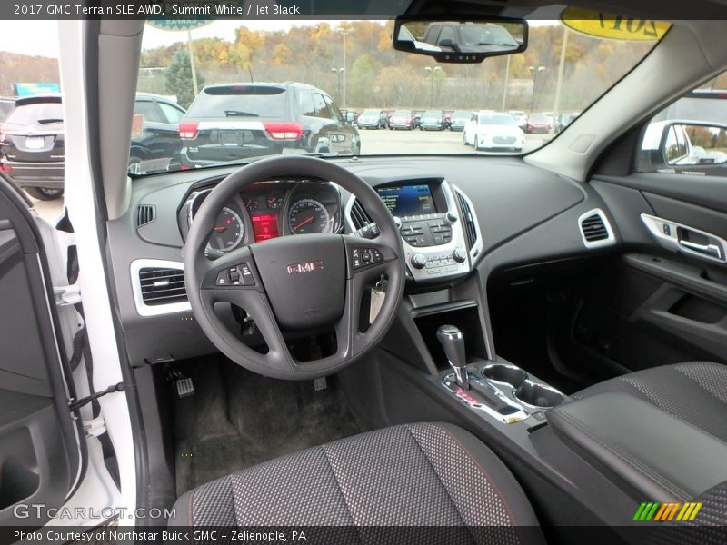 Summit White / Jet Black 2017 GMC Terrain SLE AWD