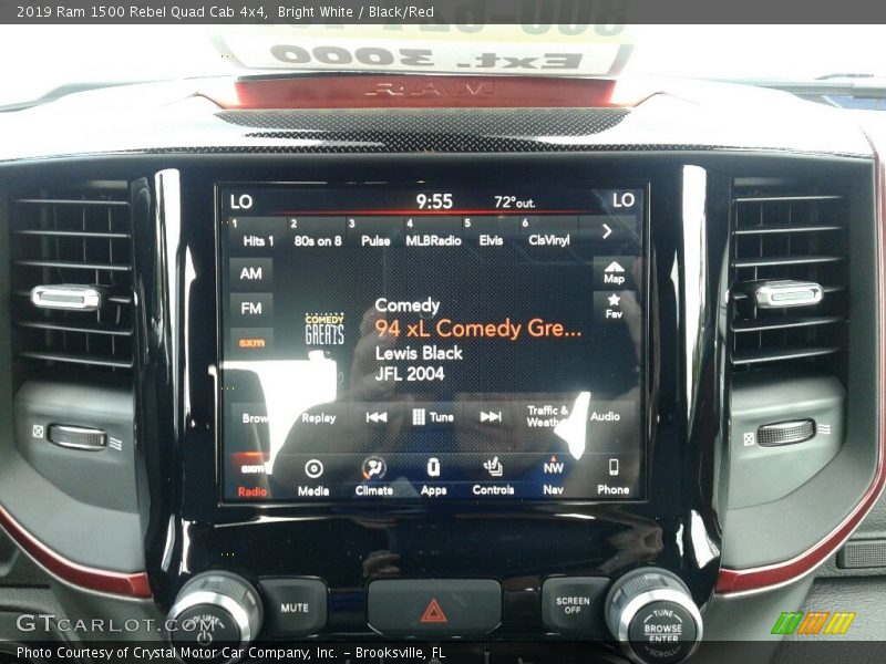 Controls of 2019 1500 Rebel Quad Cab 4x4