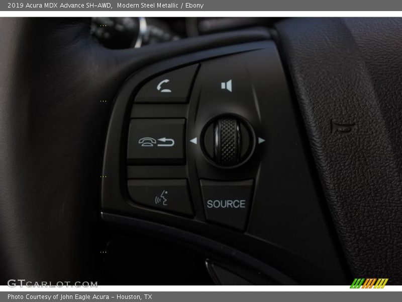 Modern Steel Metallic / Ebony 2019 Acura MDX Advance SH-AWD