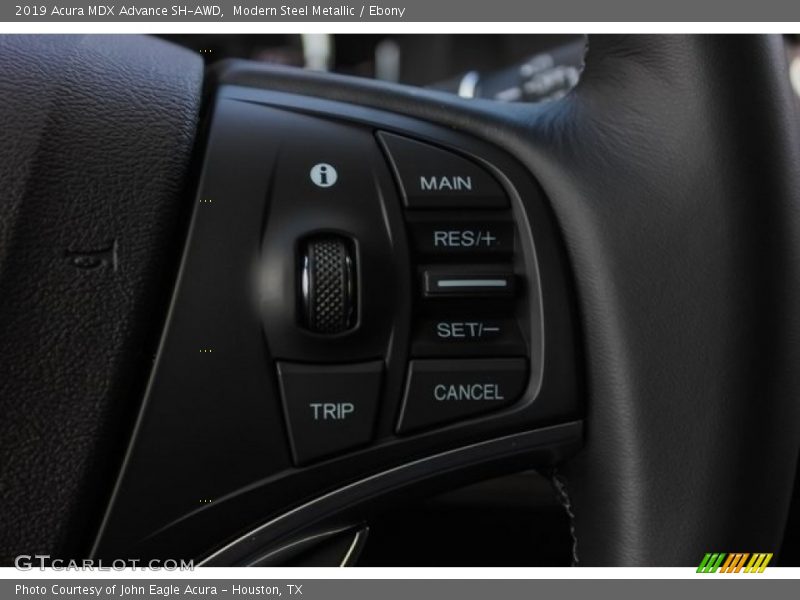 Modern Steel Metallic / Ebony 2019 Acura MDX Advance SH-AWD
