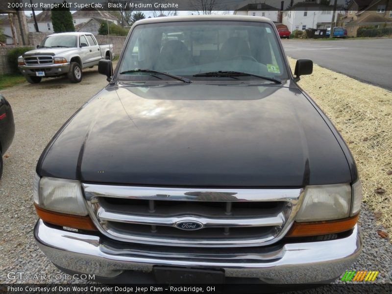 Black / Medium Graphite 2000 Ford Ranger XLT SuperCab