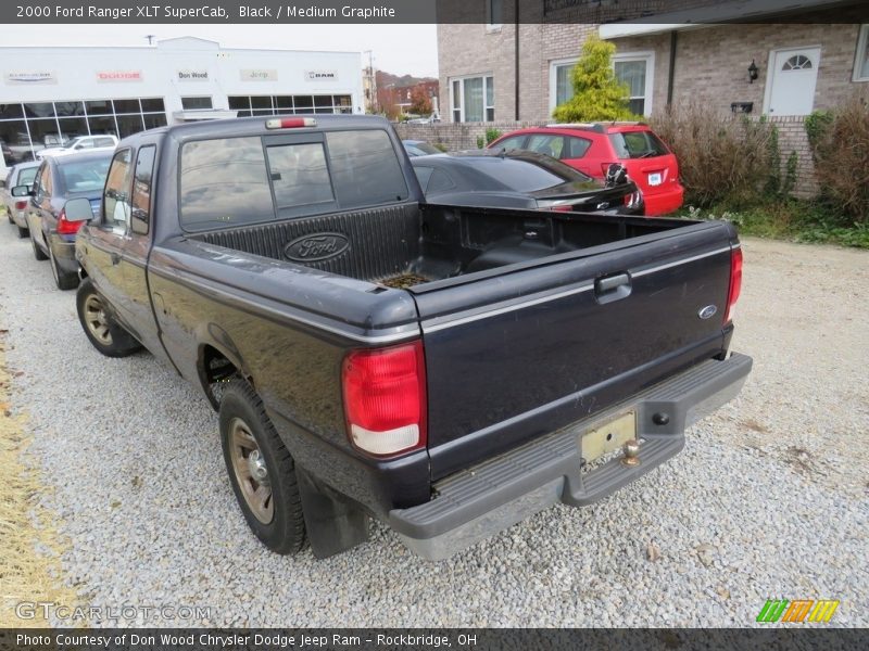 Black / Medium Graphite 2000 Ford Ranger XLT SuperCab