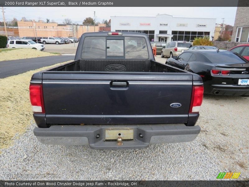 Black / Medium Graphite 2000 Ford Ranger XLT SuperCab