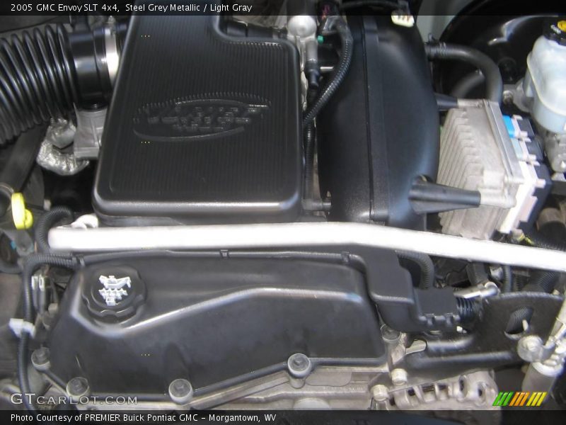 Steel Grey Metallic / Light Gray 2005 GMC Envoy SLT 4x4