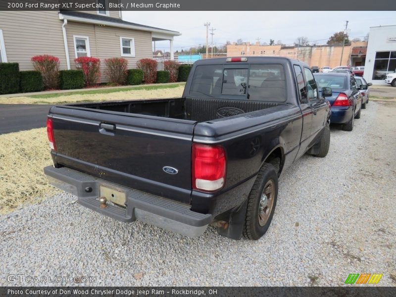 Black / Medium Graphite 2000 Ford Ranger XLT SuperCab