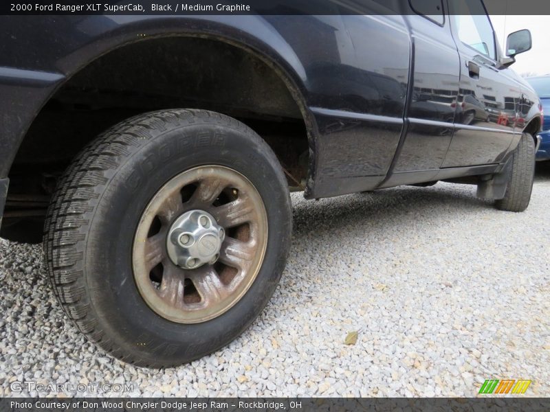 Black / Medium Graphite 2000 Ford Ranger XLT SuperCab