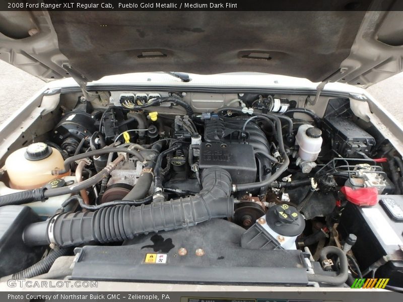 Pueblo Gold Metallic / Medium Dark Flint 2008 Ford Ranger XLT Regular Cab