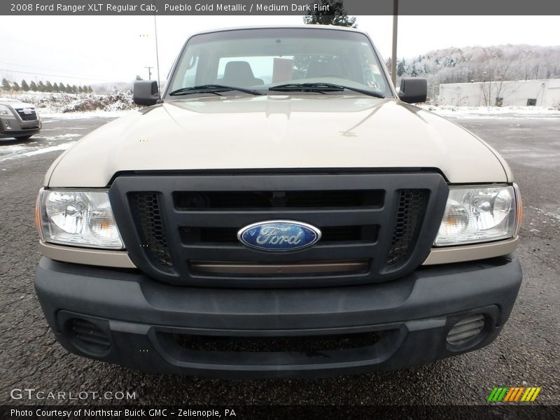Pueblo Gold Metallic / Medium Dark Flint 2008 Ford Ranger XLT Regular Cab