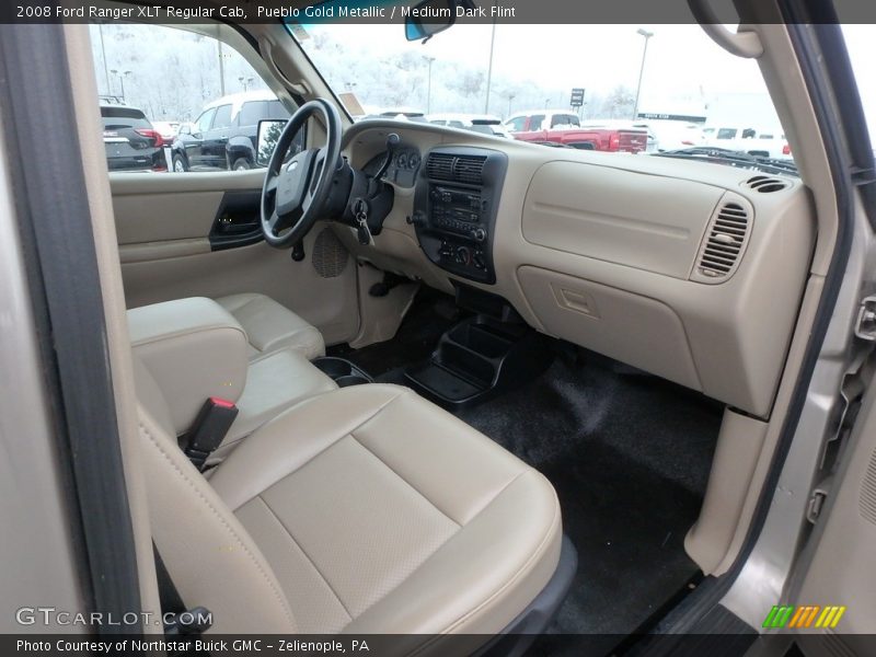Pueblo Gold Metallic / Medium Dark Flint 2008 Ford Ranger XLT Regular Cab
