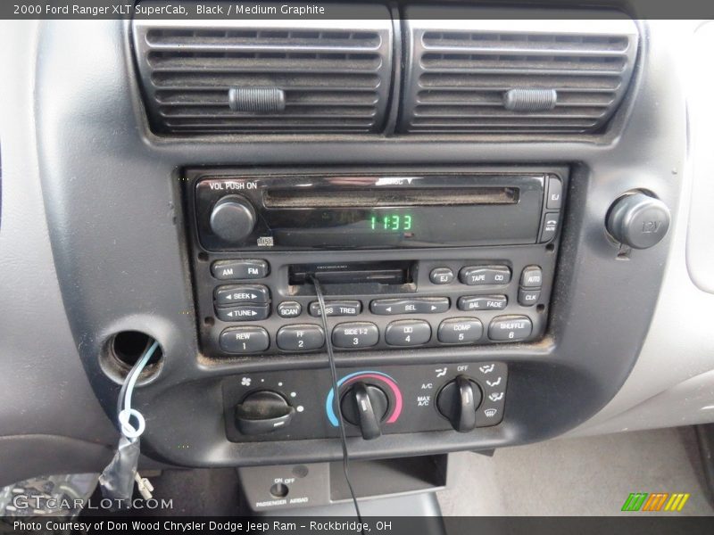 Black / Medium Graphite 2000 Ford Ranger XLT SuperCab
