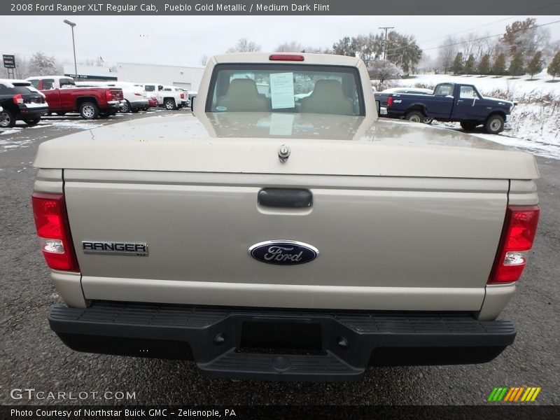 Pueblo Gold Metallic / Medium Dark Flint 2008 Ford Ranger XLT Regular Cab