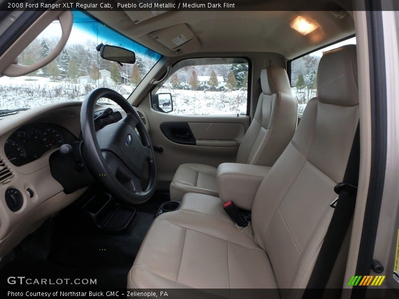 Pueblo Gold Metallic / Medium Dark Flint 2008 Ford Ranger XLT Regular Cab