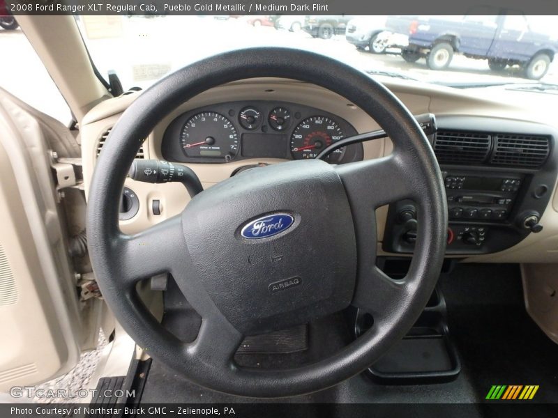 Pueblo Gold Metallic / Medium Dark Flint 2008 Ford Ranger XLT Regular Cab