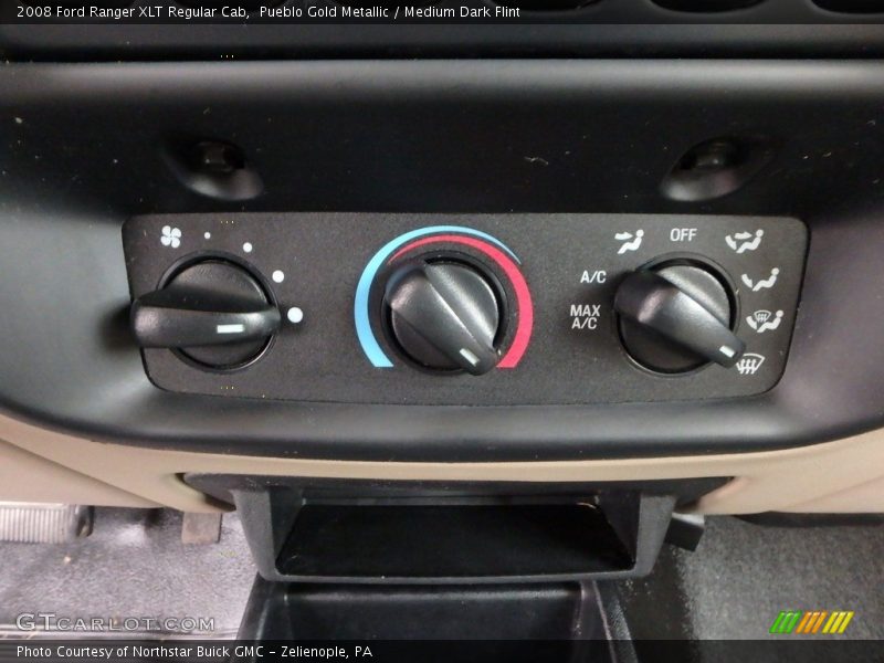 Pueblo Gold Metallic / Medium Dark Flint 2008 Ford Ranger XLT Regular Cab