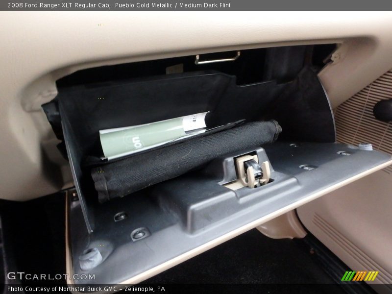 Pueblo Gold Metallic / Medium Dark Flint 2008 Ford Ranger XLT Regular Cab