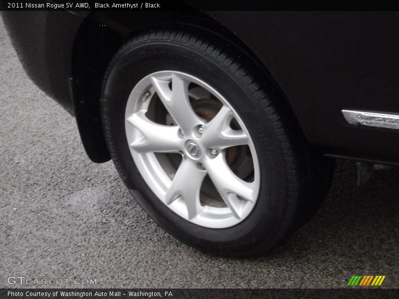 Black Amethyst / Black 2011 Nissan Rogue SV AWD