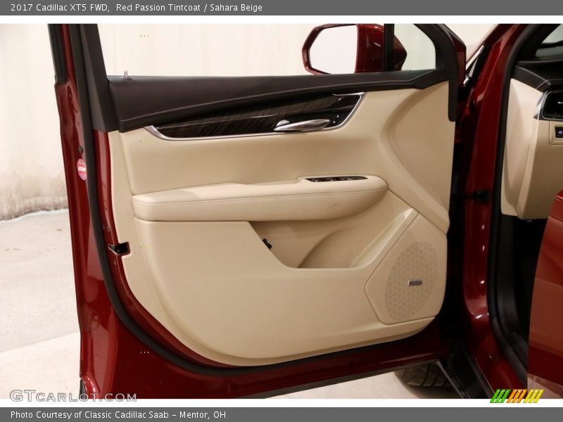 Red Passion Tintcoat / Sahara Beige 2017 Cadillac XT5 FWD