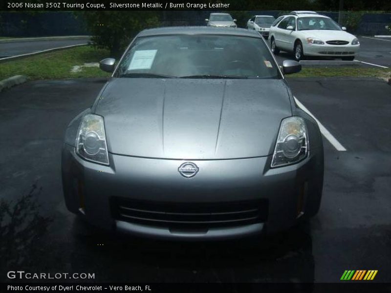 Silverstone Metallic / Burnt Orange Leather 2006 Nissan 350Z Touring Coupe