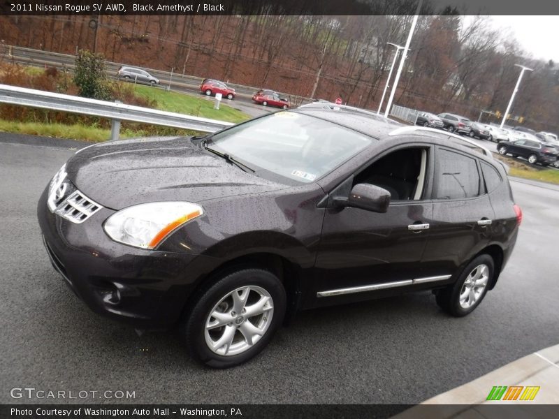 Black Amethyst / Black 2011 Nissan Rogue SV AWD