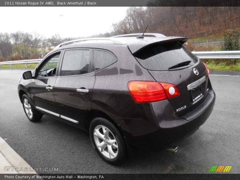 Black Amethyst / Black 2011 Nissan Rogue SV AWD