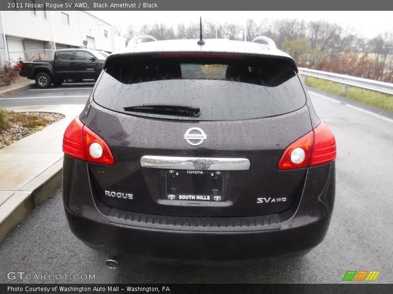 Black Amethyst / Black 2011 Nissan Rogue SV AWD