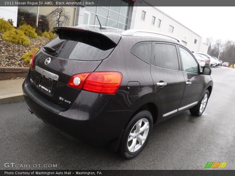 Black Amethyst / Black 2011 Nissan Rogue SV AWD