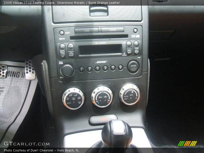 Silverstone Metallic / Burnt Orange Leather 2006 Nissan 350Z Touring Coupe