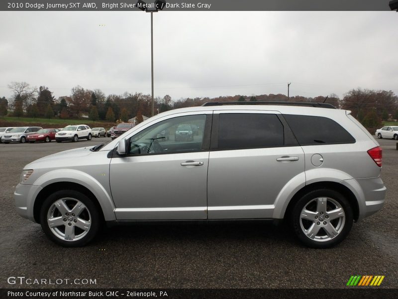 Bright Silver Metallic / Dark Slate Gray 2010 Dodge Journey SXT AWD