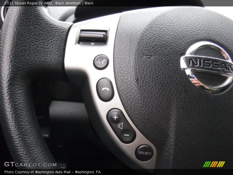 Black Amethyst / Black 2011 Nissan Rogue SV AWD