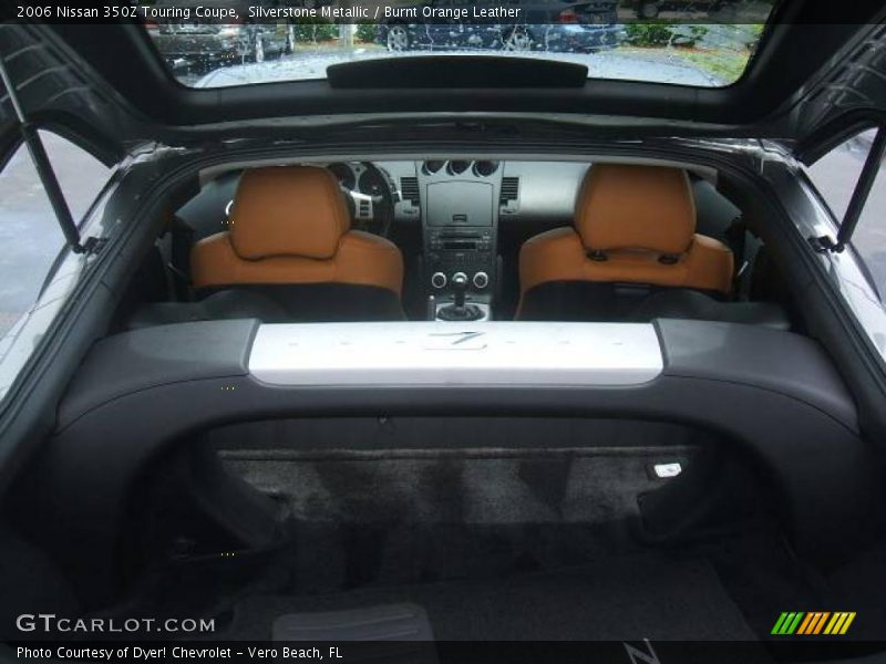 Silverstone Metallic / Burnt Orange Leather 2006 Nissan 350Z Touring Coupe