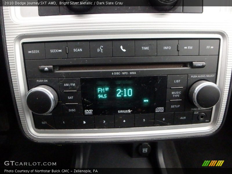 Bright Silver Metallic / Dark Slate Gray 2010 Dodge Journey SXT AWD