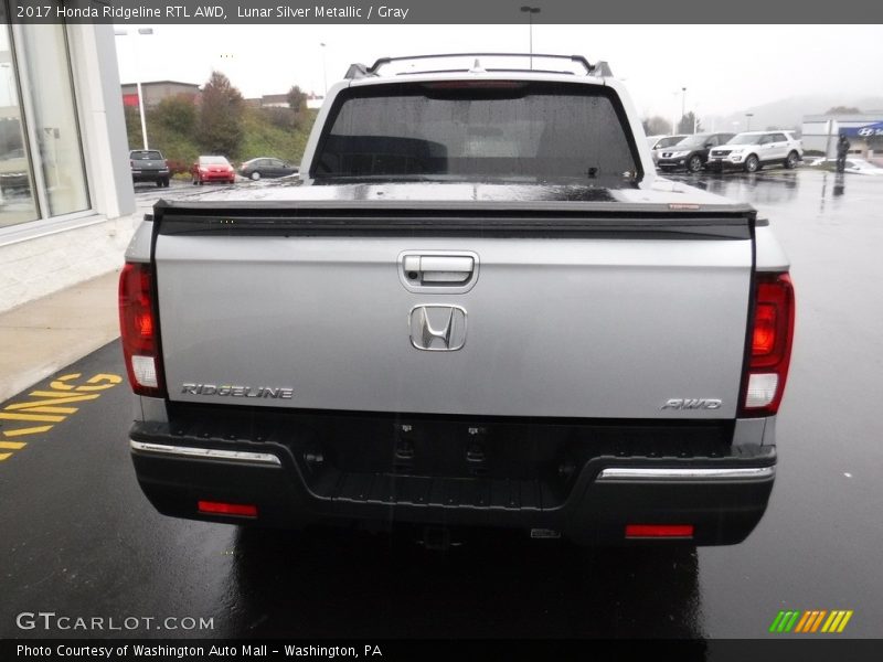 Lunar Silver Metallic / Gray 2017 Honda Ridgeline RTL AWD