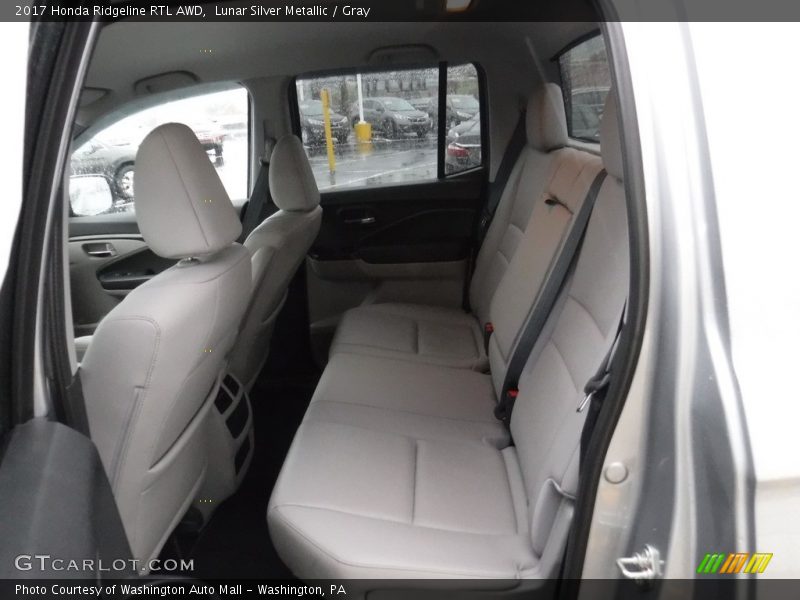 Lunar Silver Metallic / Gray 2017 Honda Ridgeline RTL AWD