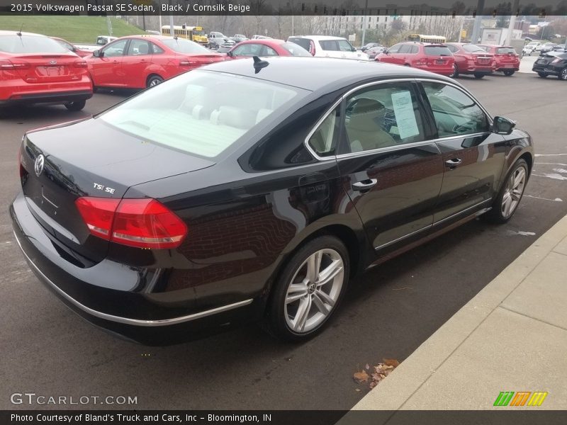 Black / Cornsilk Beige 2015 Volkswagen Passat SE Sedan