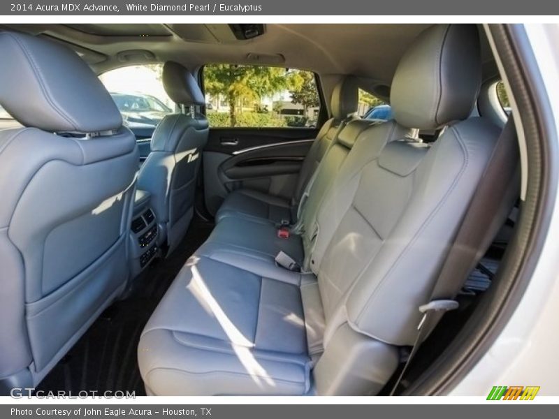 White Diamond Pearl / Eucalyptus 2014 Acura MDX Advance