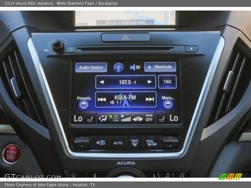 White Diamond Pearl / Eucalyptus 2014 Acura MDX Advance