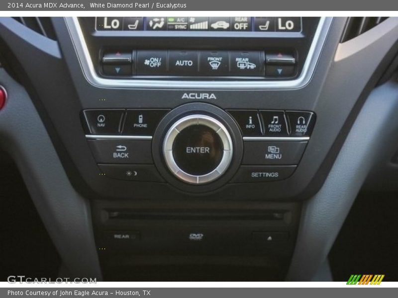 White Diamond Pearl / Eucalyptus 2014 Acura MDX Advance