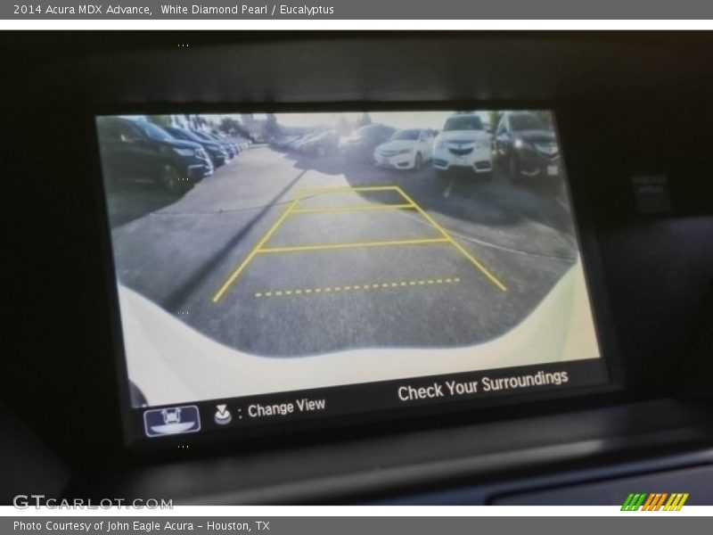 White Diamond Pearl / Eucalyptus 2014 Acura MDX Advance