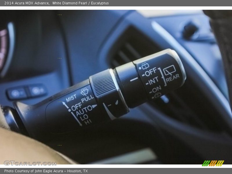 White Diamond Pearl / Eucalyptus 2014 Acura MDX Advance