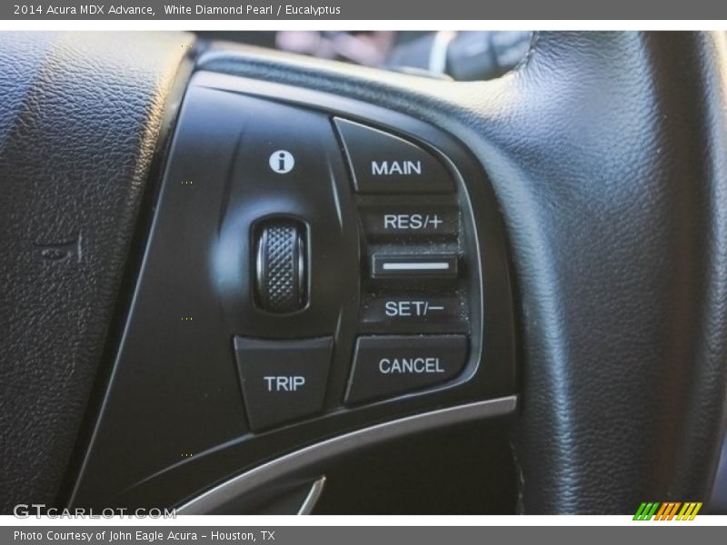 White Diamond Pearl / Eucalyptus 2014 Acura MDX Advance