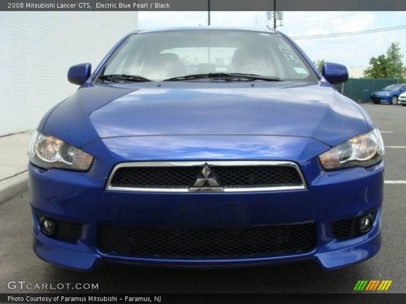 Electric Blue Pearl / Black 2008 Mitsubishi Lancer GTS