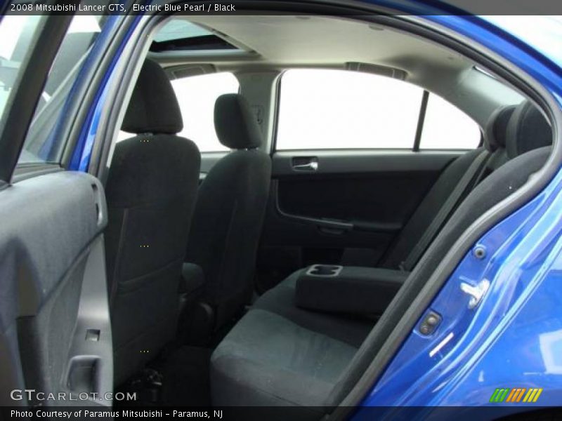 Electric Blue Pearl / Black 2008 Mitsubishi Lancer GTS