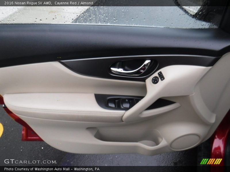 Cayenne Red / Almond 2016 Nissan Rogue SV AWD