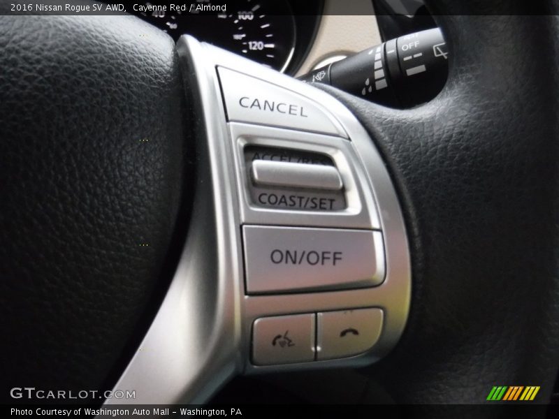 Cayenne Red / Almond 2016 Nissan Rogue SV AWD