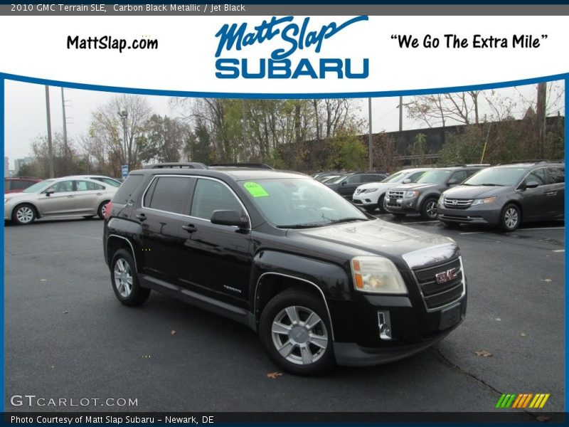 Carbon Black Metallic / Jet Black 2010 GMC Terrain SLE